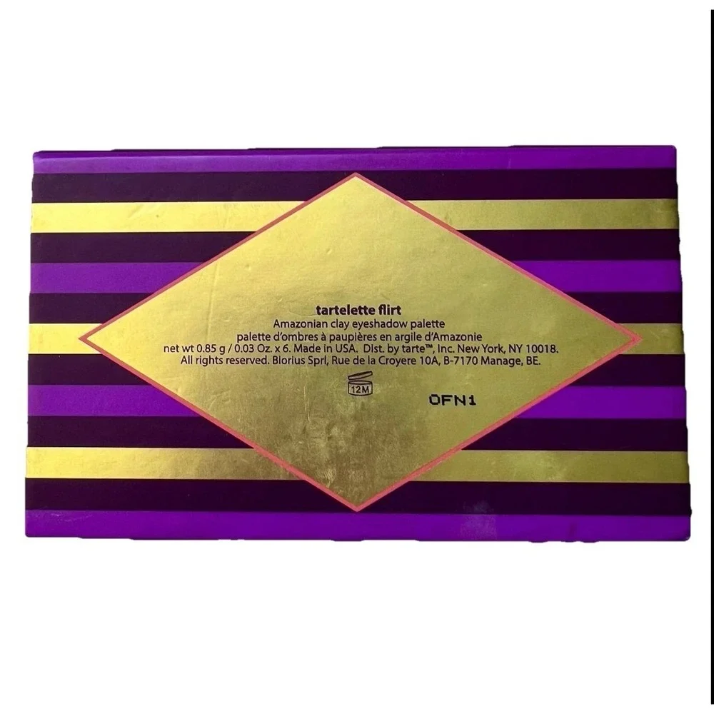 TARTE Tartelette Flirt 6 Eyeshadows Palette Amazonian Clay USA New‎ no box